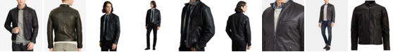 Polo Ralph Lauren Men's Caf&eacute; Racer Leather Jacket